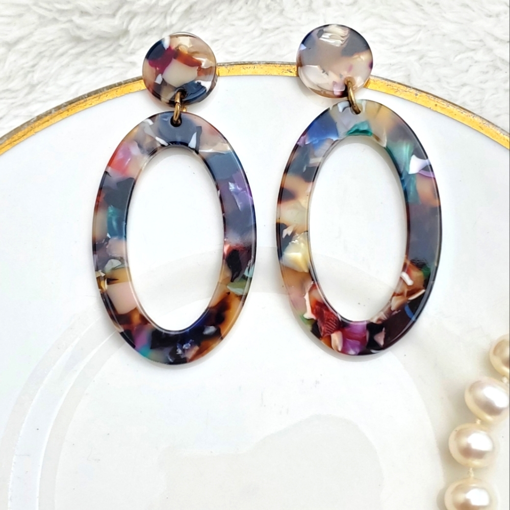 💫5/$25 Stunning Oval Earrings